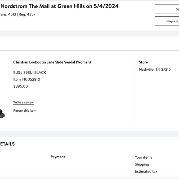 Christian Louboutin Jane Mule 85 (size 39/9) *Black* Red Bottoms - Picture 4 of 15